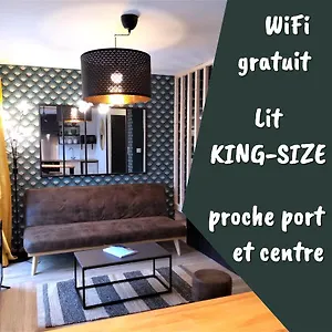 Superbe Entre Le Port Et Le Centre - Lit King-size, Wifi&netflix Gratuit , Saint-Brieuc France